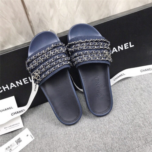 High Quality Luxury Chanel Beach Chain Slippers – Style 49446 alternate view