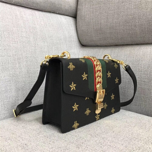High Quality Luxury Gucci Sylvie Medium Top Handle Bag alternate view