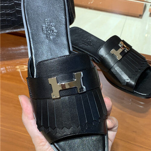High Quality Luxury Hermes Auteuil Sandals product detail
