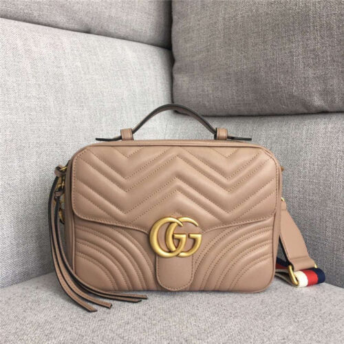 High Quality Luxury Gucci GG Marmont Bag Pink