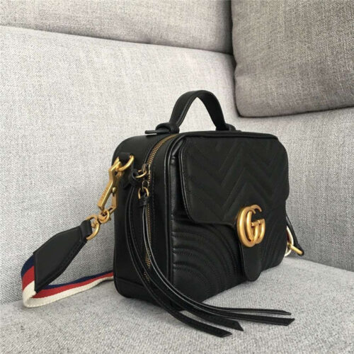 High Quality Luxury Gucci GG Marmont Bag Black product detail