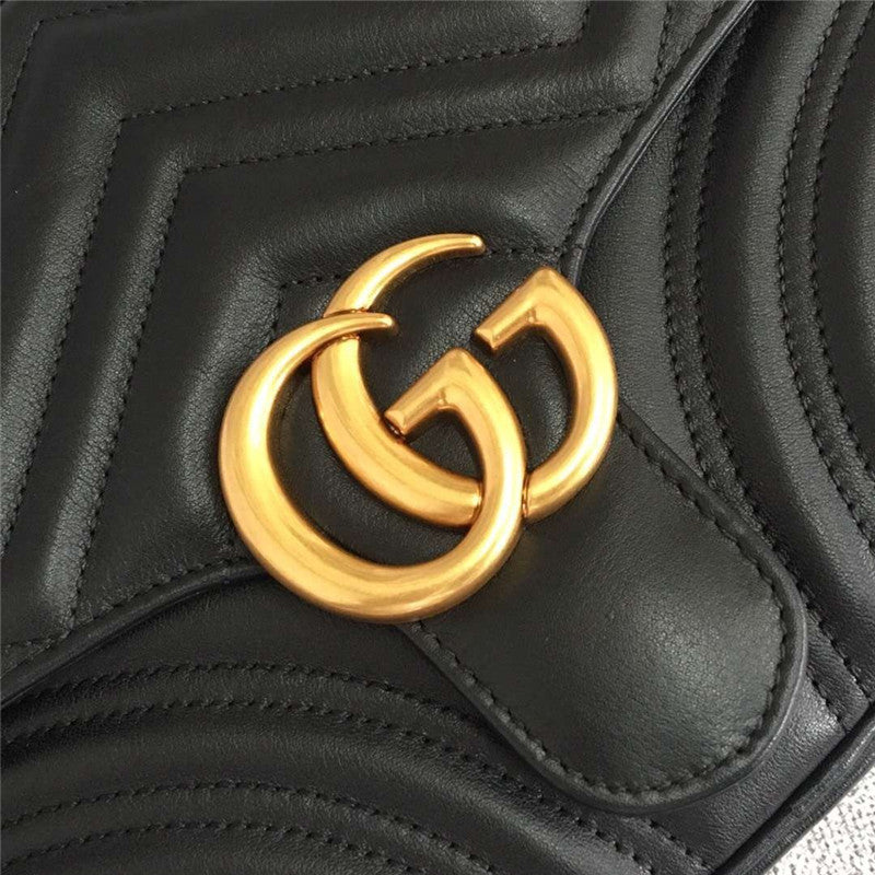 High Quality Luxury Gucci GG Marmont Bag Black product detail