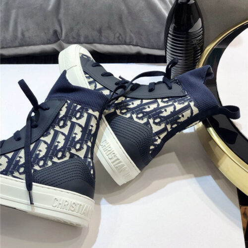 High Quality Luxury Dior High Top Sneakers Women – Style 72134 product detail