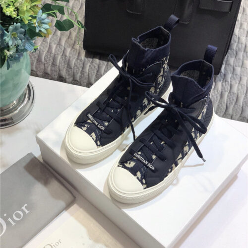 High Quality Luxury Dior High Top Sneakers Women – Style 72134 alternate view