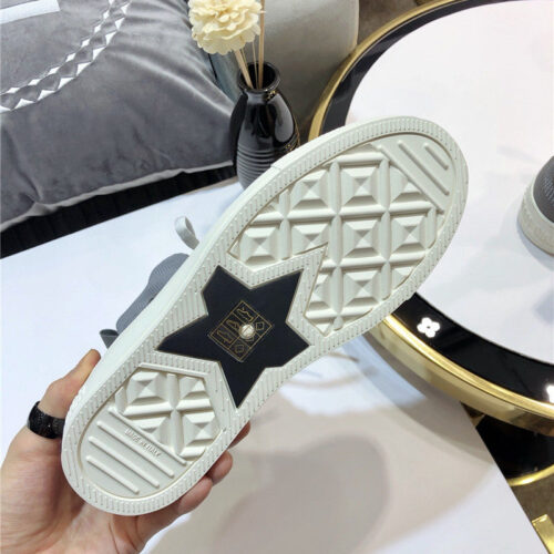 High Quality Luxury Dior High Top Sneakers Women Gray product detail