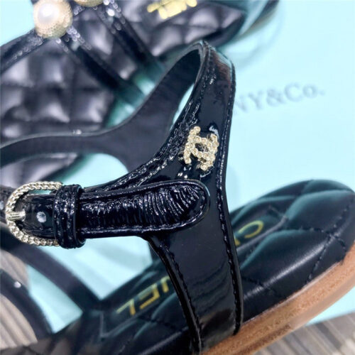High Quality Luxury Chanel Pearl Sandals product detail