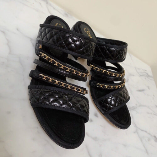 High Quality Luxury Chanel Diamond Sandals product detail