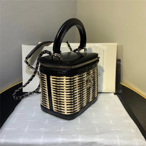 High Quality Luxury Chanel Rattan Bag – Style 48169 alternate view