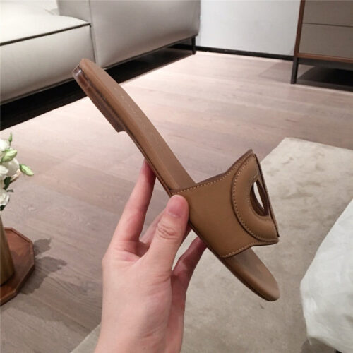 High Quality Luxury Dior Flat Sandals Brown – Style 27206 product detail