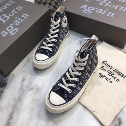 High Quality Luxury Dior Converse Sneaker High-Top alternate view