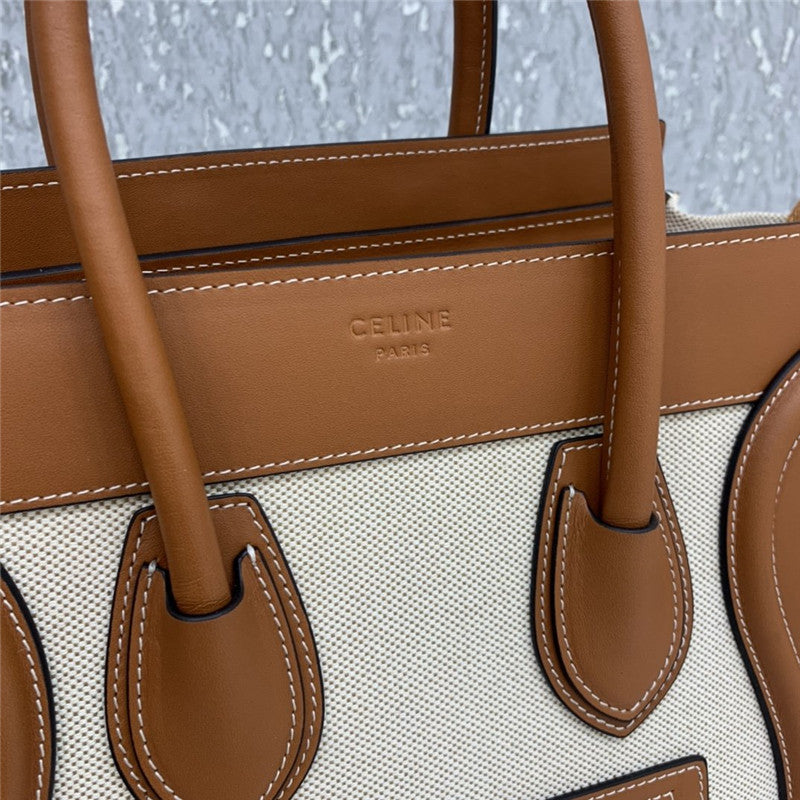 High Quality Luxury Celine Micro Luggage Color-Block Handbag – 35 Cm product detail