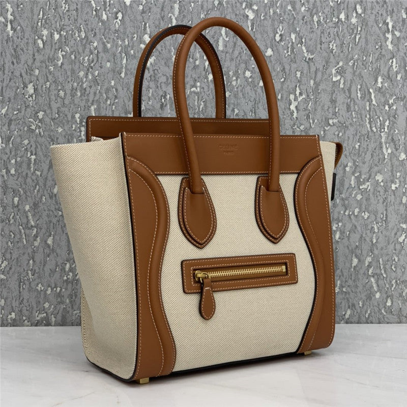High Quality Luxury Celine Micro Luggage Color-Block Handbag – 35 Cm product detail