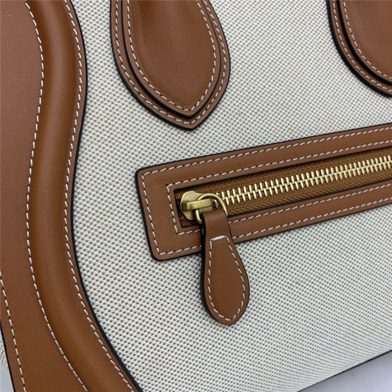 High Quality Luxury Celine Micro Luggage Color-Block Handbag – 35 Cm product detail
