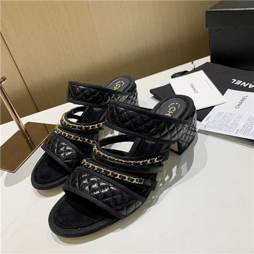 High Quality Luxury Chanel Block Chain Sandals – Style 60710
