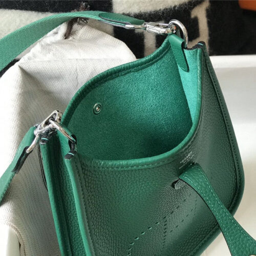 High Quality Luxury Hermes Evelyne 18 Bag Green product detail
