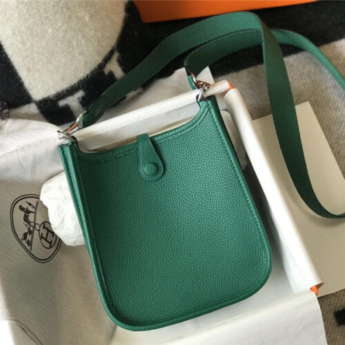 High Quality Luxury Hermes Evelyne 18 Bag Green product detail