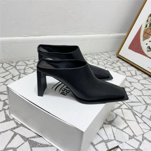 High Quality Luxury Balenciaga Heel Slippers – Style 56995 product detail
