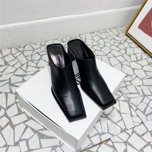 High Quality Luxury Balenciaga Heel Slippers – Style 56995 alternate view