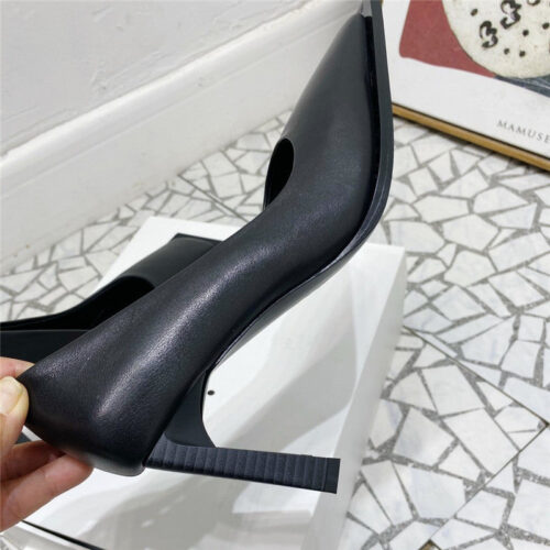 High Quality Luxury Balenciaga Heel Slippers – Style 56995 product detail
