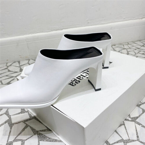 High Quality Luxury Balenciaga Heel Slippers – Style 89763 product detail