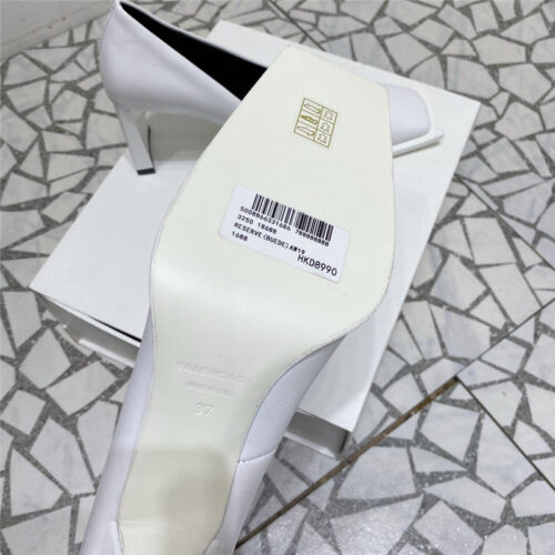 High Quality Luxury Balenciaga Heel Slippers – Style 89763 product detail