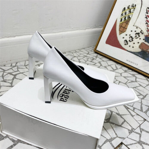 High Quality Luxury Balenciaga Heel Slippers – Style 89763 alternate view