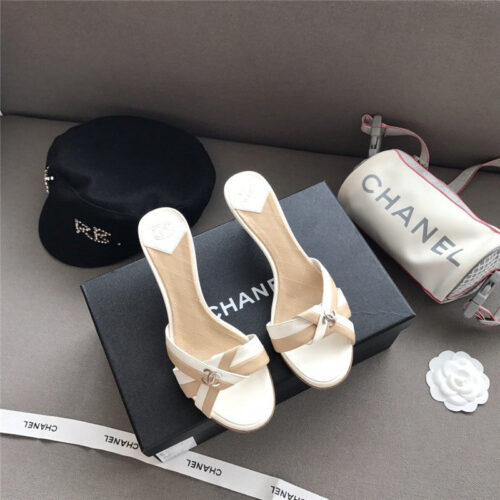 High Quality Luxury Chanel Vintage Slippers