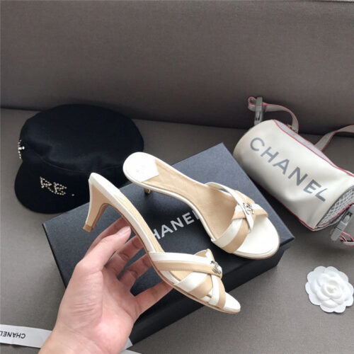 High Quality Luxury Chanel Vintage Slippers alternate view