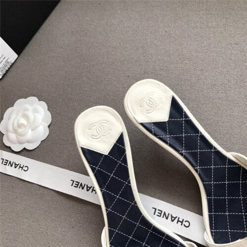 High Quality Luxury Chanel Vintage Slippers – Style 48134 product detail