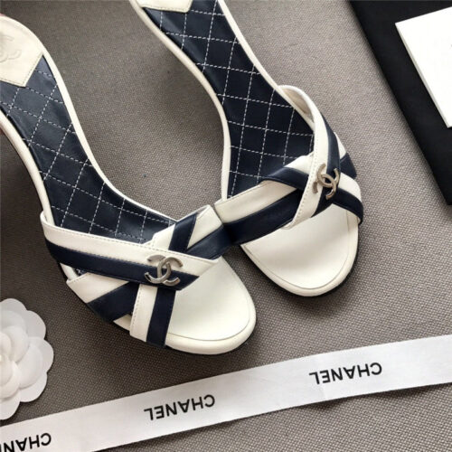 High Quality Luxury Chanel Vintage Slippers – Style 48134 product detail