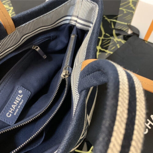 High Quality Luxury Chanel Canvas Beach Shopping Bag product detail