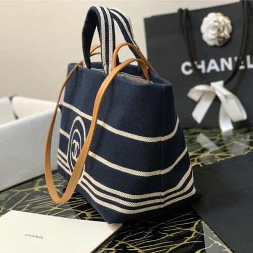 High Quality Luxury Chanel Canvas Beach Shopping Bag product detail
