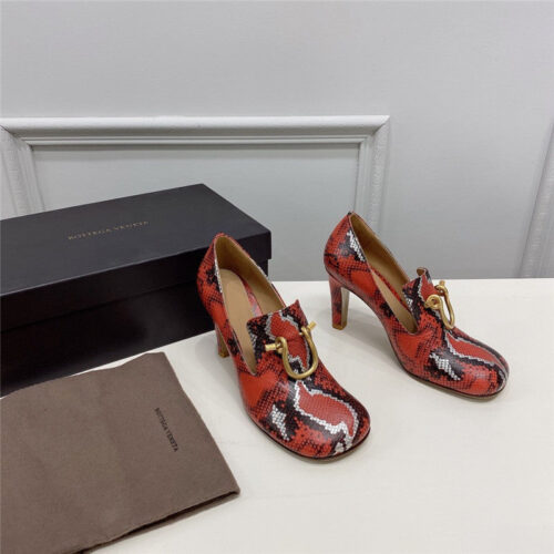 High Quality Luxury Bottega Veneta Round-Toe Heels