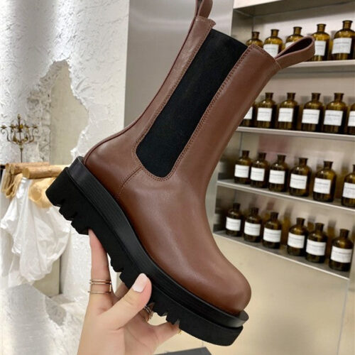 High Quality Luxury Bottega Veneta Platform Boots – Style 91270 product detail