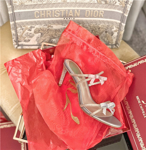 High Quality Luxury Rene Caovilla Heel Sandals – Style 16006 product detail