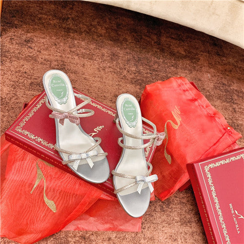 High Quality Luxury Rene Caovilla Heel Sandals – Style 16006 alternate view