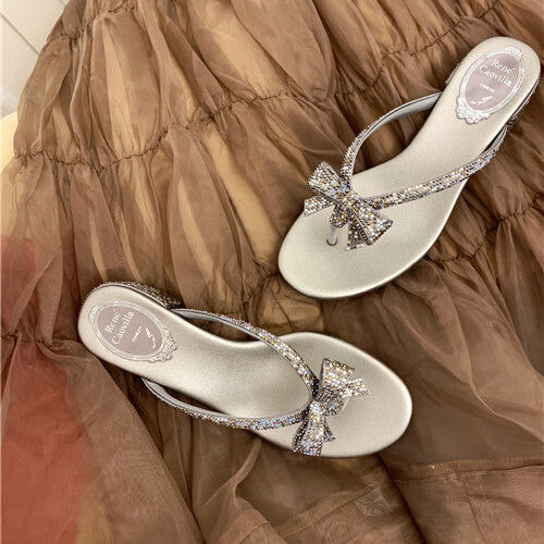 High Quality Luxury Rene Caovilla Flat Sandals product detail