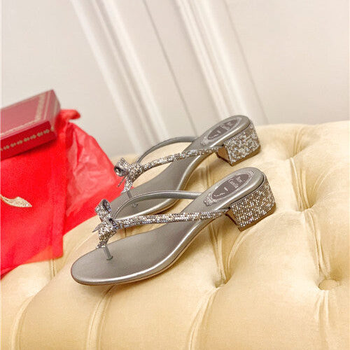 High Quality Luxury Rene Caovilla Flat Sandals product detail