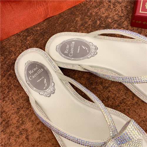 High Quality Luxury Rene Caovilla Flat Sandals – Style 04742 product detail