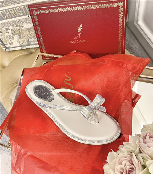High Quality Luxury Rene Caovilla Flat Sandals – Style 04742 product detail