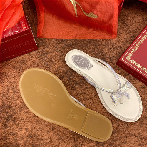 High Quality Luxury Rene Caovilla Flat Sandals – Style 04742 product detail
