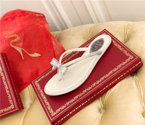 High Quality Luxury Rene Caovilla Flat Sandals – Style 04742 product detail