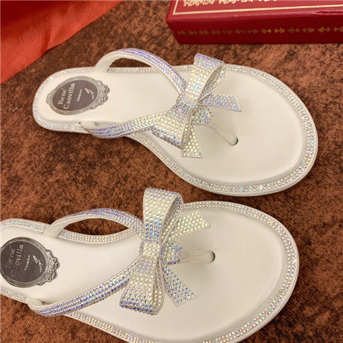High Quality Luxury Rene Caovilla Flat Sandals – Style 04742 alternate view