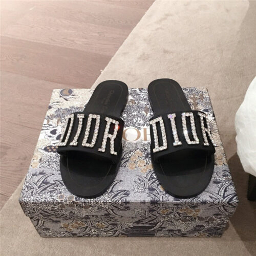 High Quality Luxury Dior Slippers Womens alternate view
