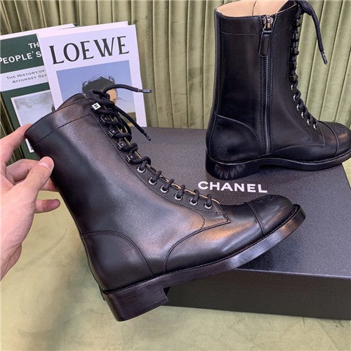High Quality Luxury Chanel Motorcycle Boots Women Shoes – Style 86950 alternate view