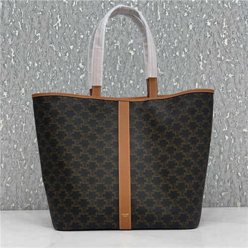 High Quality Luxury Celine Medium Cabas In Triomphe Canvas