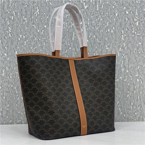 High Quality Luxury Celine Medium Cabas In Triomphe Canvas alternate view