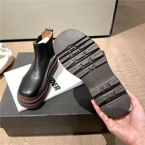 High Quality Luxury Bottega Veneta Leather Ankle Boots Shoes product detail