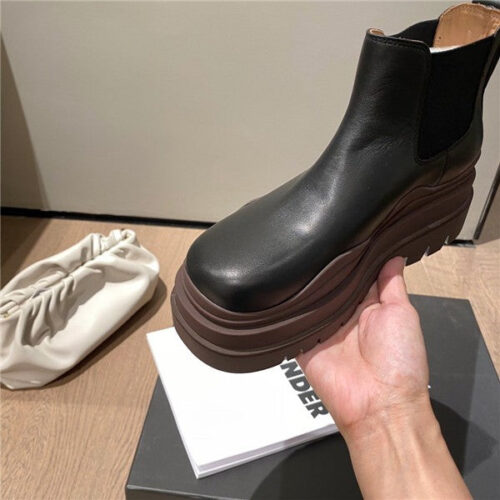 High Quality Luxury Bottega Veneta Leather Ankle Boots Shoes product detail