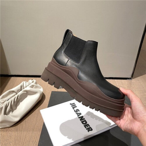 High Quality Luxury Bottega Veneta Leather Ankle Boots Shoes product detail